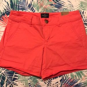 American Eagle midi pink shorts size 6